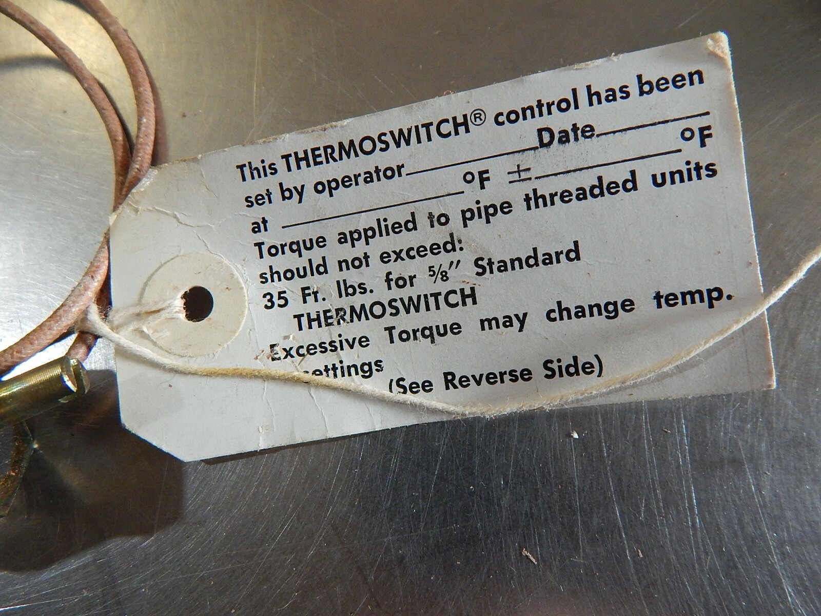 NEW Thermoswitch 17100-164 Thermostat 6806 Fenwal Inc *FREE SHIPPING*