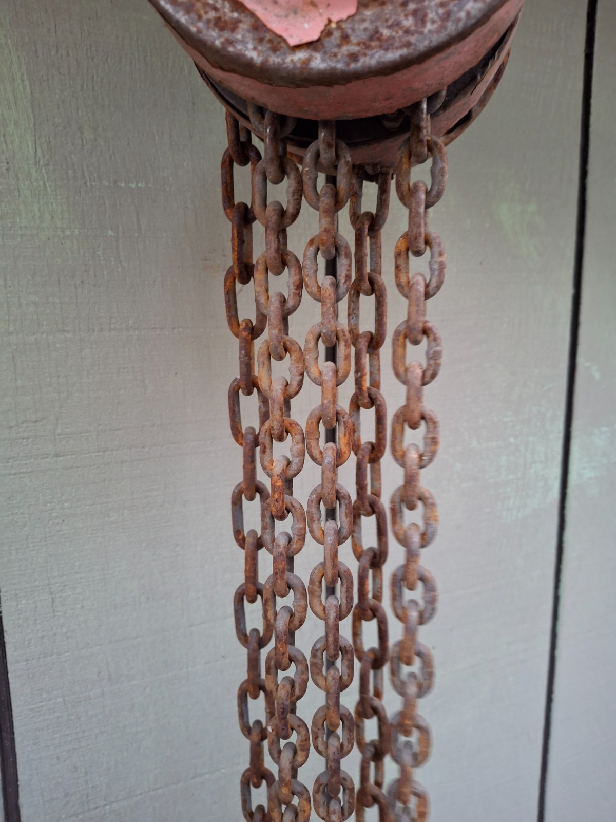 CM Hoist 622 1/2 Ton 12 Ft Chain Hand Chain Hoist 3/16 Thick