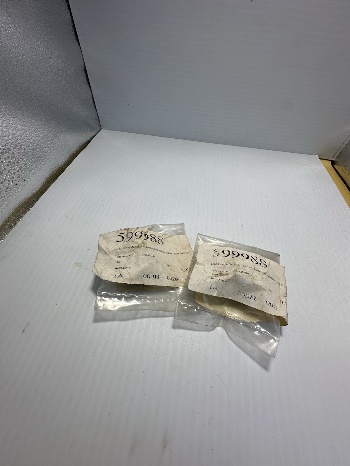 Lot Of 2 General Electric CR104PXL01M Amber Pilot Light Lens