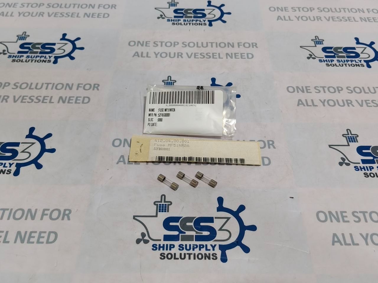 Miniature Fuse 2A 5ZFBG00001 MF51NR2A (Lot of 3 Pcs)