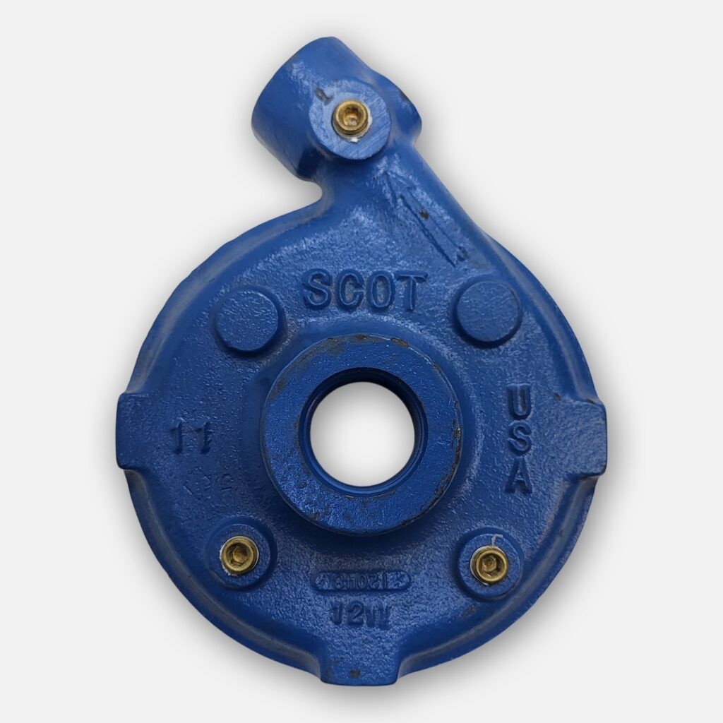 SCOT 1211 MODEL 11 PUMP COVER 1-1/4”INLET 1” OUTLET