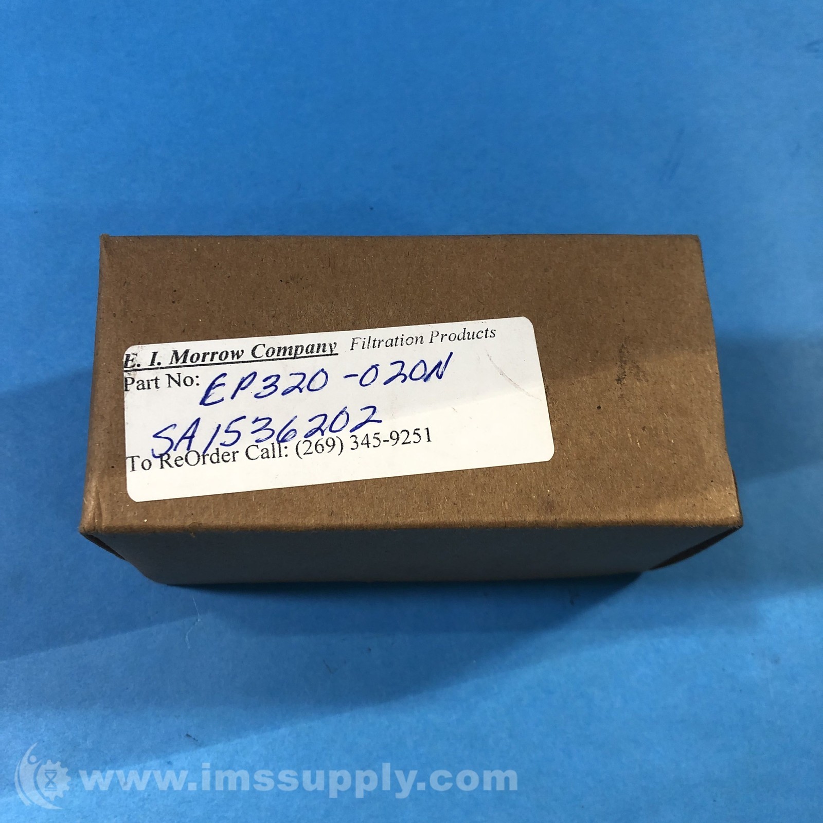 E.I. Morrow Co Inc EP320-020N Industrial Filter Element FNFP