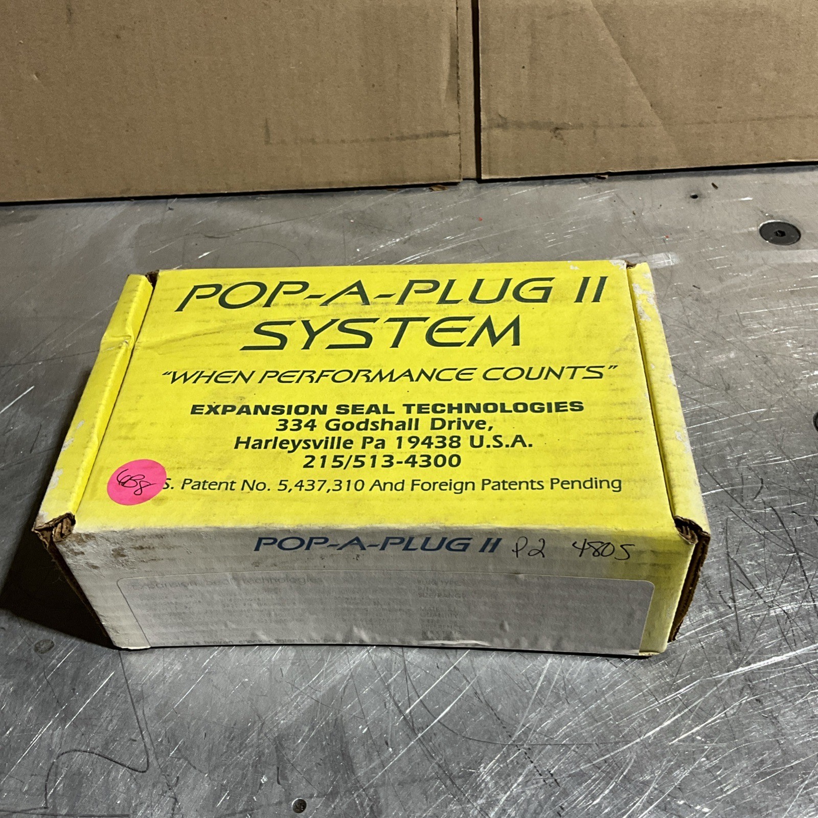 Pop-A-Plug II Kit P2-480-S 0.480”/0.481” To 0.500” ID (Box Of 10)