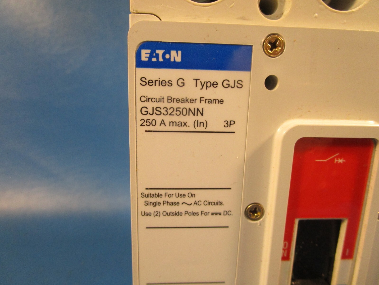 Eaton GJS3160AAWZ1, Molded Case Breakers (MCCBs) GJS 3P 160A 690V 50/60Hz 3Ph G