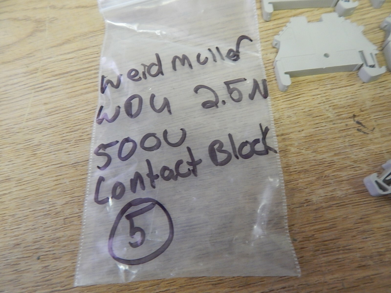 Weidmuller WDU 2.5 M Terminal Blocks Lot of 5 *FREE SHIPPING*