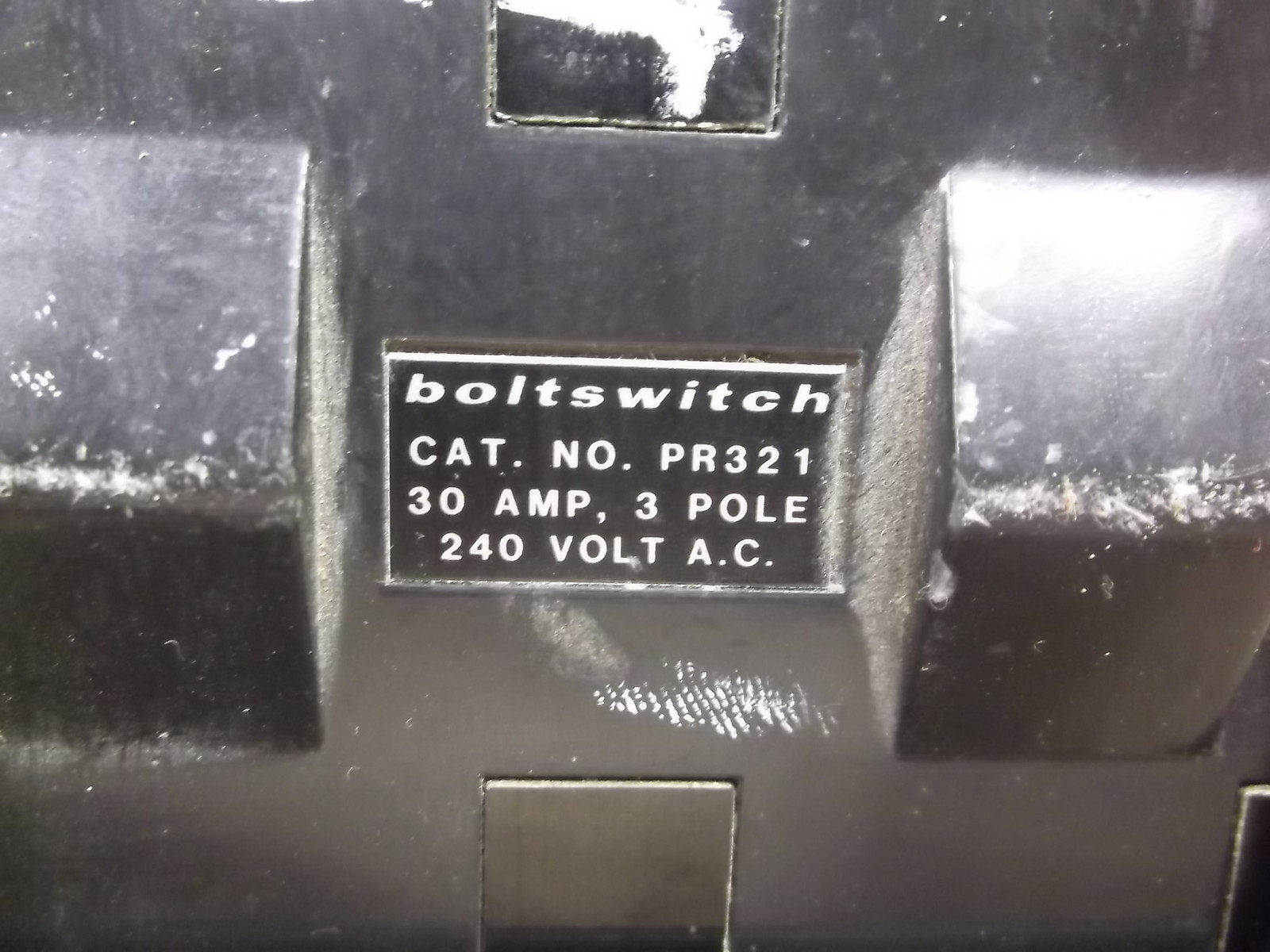 Boltswitch Fuse Holder PR321 30A 3-Pole 240V w/ 3 FRN-R-1 Fuses *FREE SHIPPING*