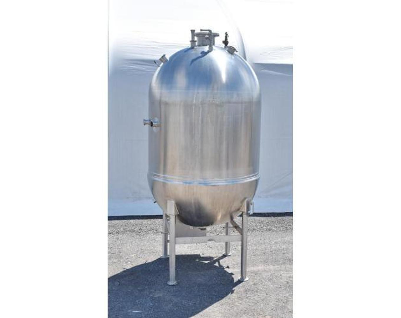 Used Hamilton 500 Gallon Jacketed Tank (Kettle), Full Vacuum / Evaporator
