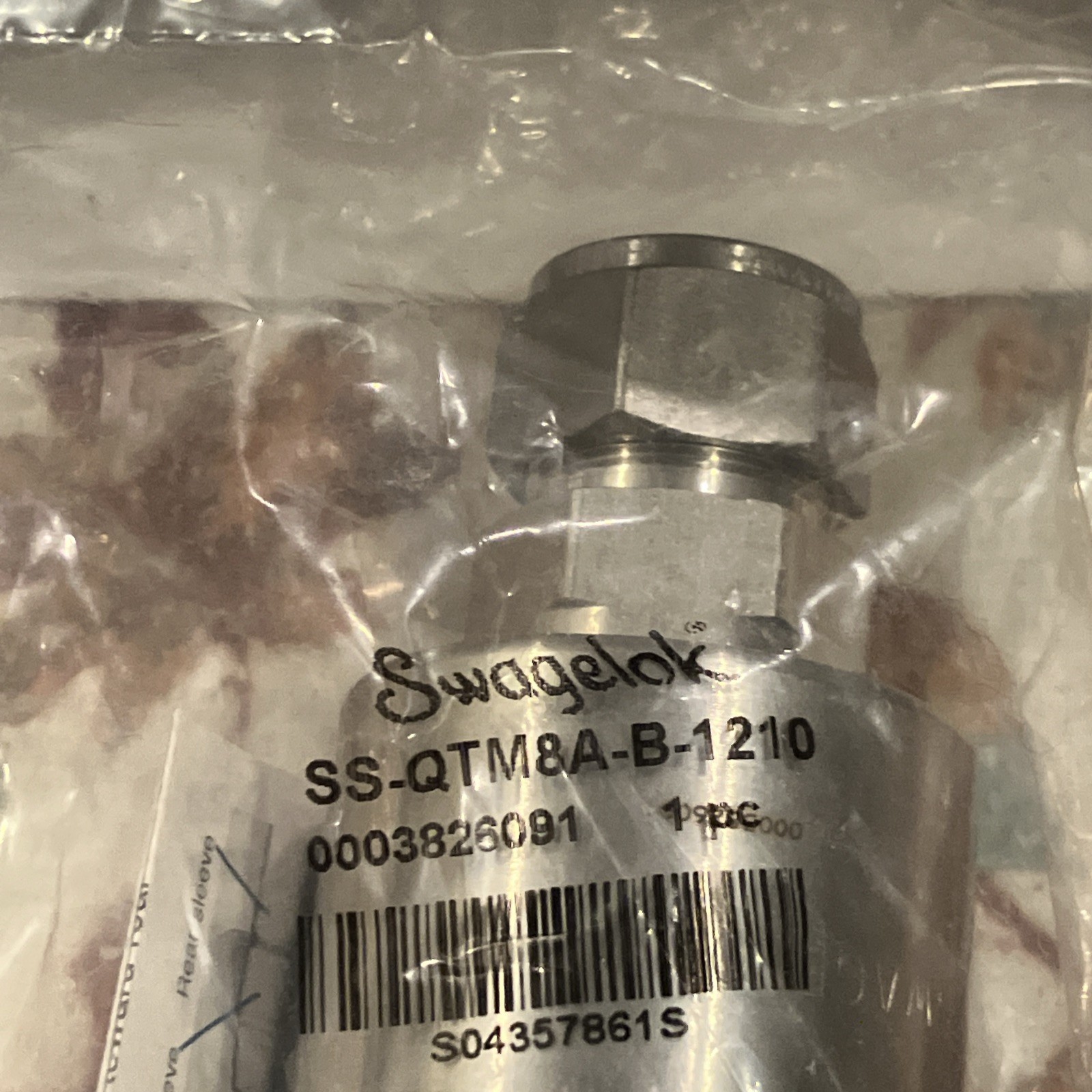Swagelok Quick Connect Body 3/4″, SS-QTM8A-B-1210, SSQTM8AB1210,