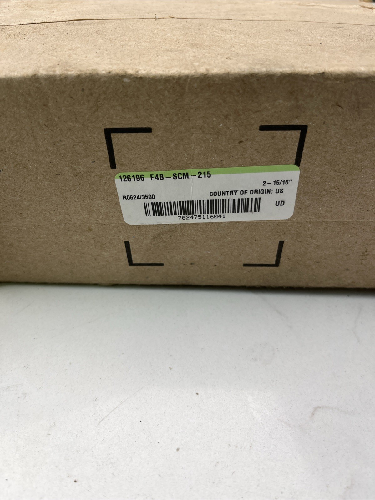 1 NEW DODGE 126196/ 124083 4 BOLT FLANGE W/ SCM 2-15/16″ BORE F4B-SCM-215