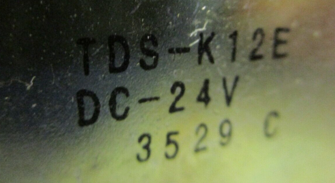 TDS K12E 24V DC Solenoid 3529 C