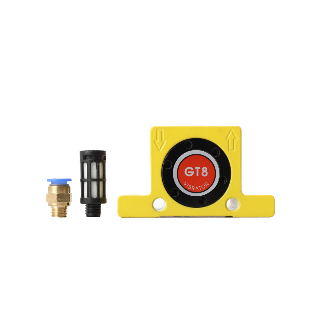 (10-Pieces) GT8 Pneumatic Turbine Vibrators for hopper Golden with Free Muffler