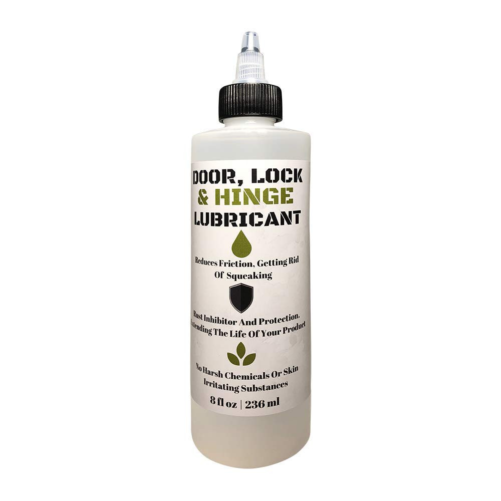 Door, Lock, and Hinge Lubricant – 8 Oz – Great for Sliding Doors, Garage Doors,