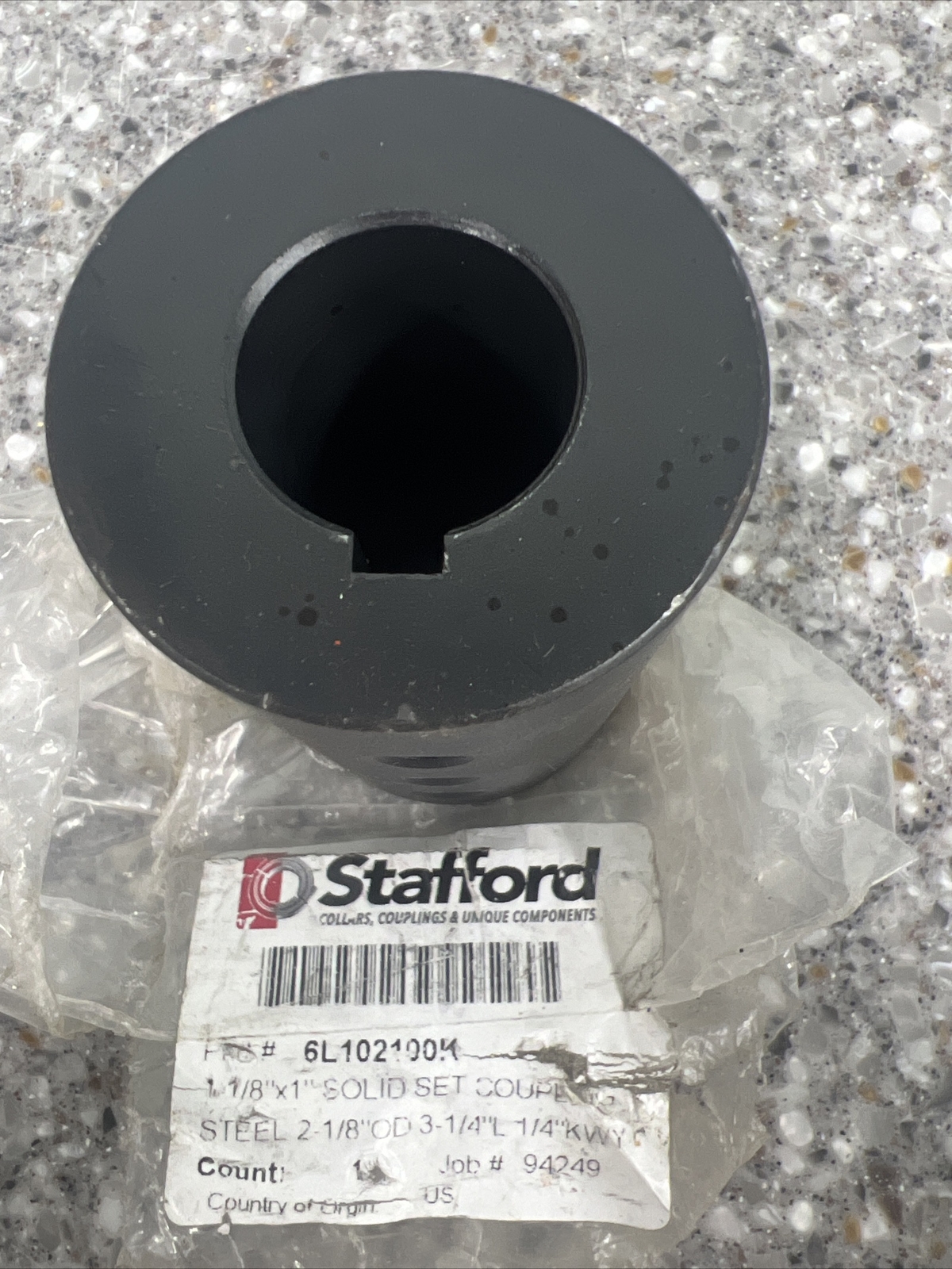 Stafford 6L102100K Solid Set Coupling Steel