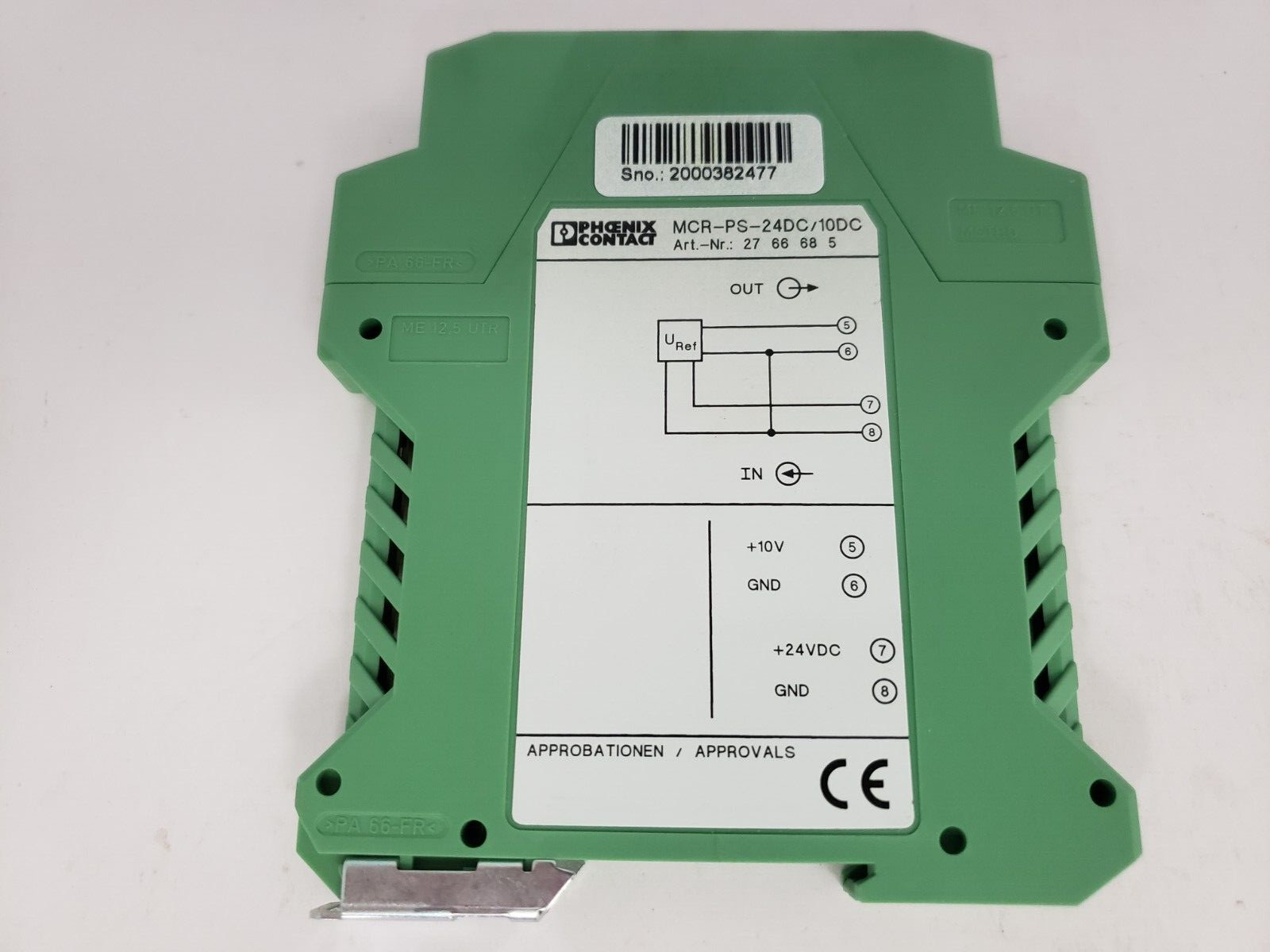 PHOENIX CONTACT MCR-PS-24DC/10DC POWER SUPPLY 18-30VDC 10V NIB