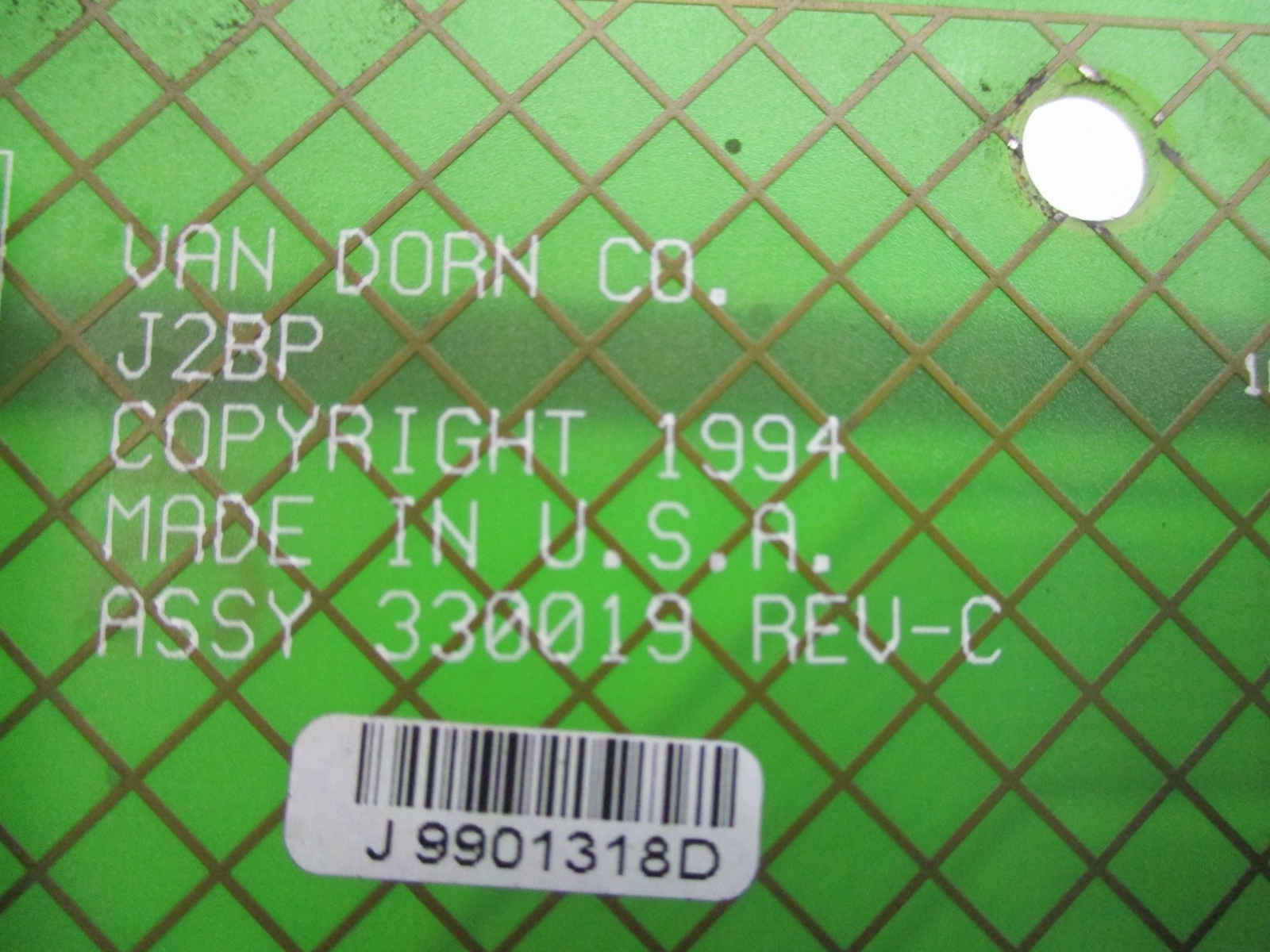 VAN DORN 330019 REV. C UNMP