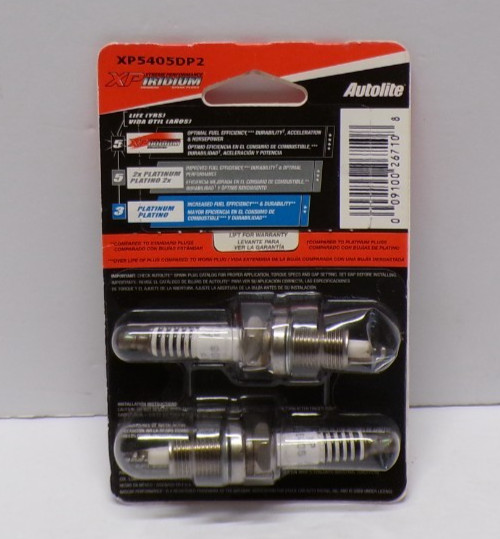 Autolite Spark Plugs XP5405 VJ1 07022012 For Import & Domestic Pack of 2