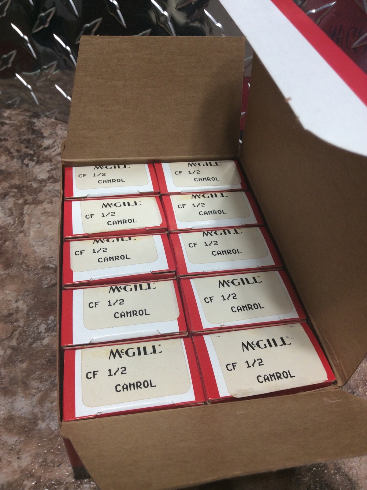 MCGILL CAMROL CF 1/2 CAM FOLLOWER LOT OF 10