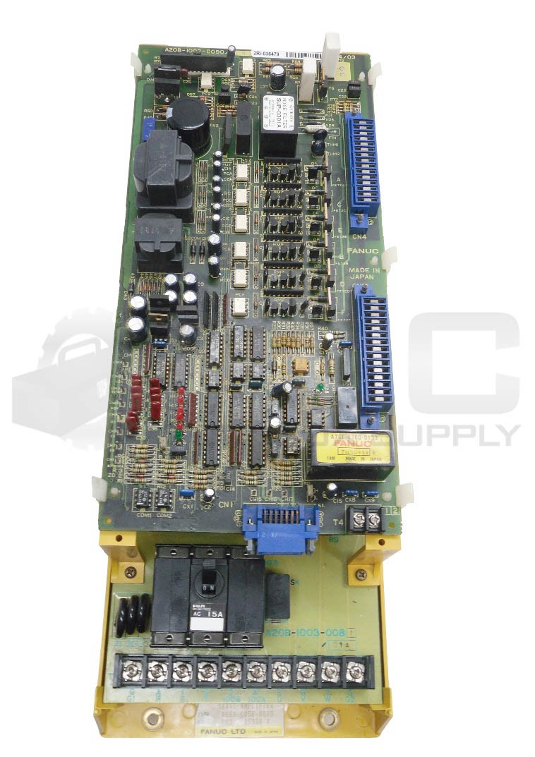 NEW FANUC A06B-6058-H005 A20B-1003-0090/04 CONTROLLER CARD, W/ A76L-0300-0133/A