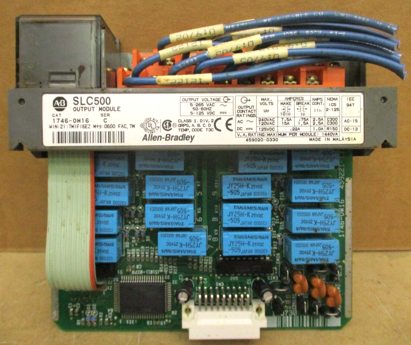 Allen-Bradley SLC 500 1746-P3 SLC 5/04 CPU 1747-L541 1747-DCM 1747-SDN 48681GN