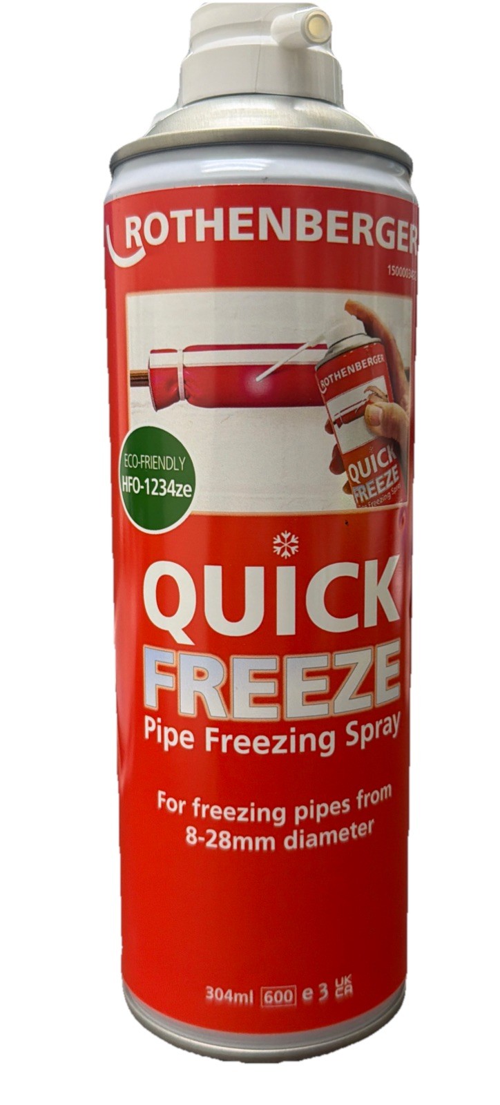 Rothenberger Pipe Freezing Spray, 304mL Capacity Quick Freeze New