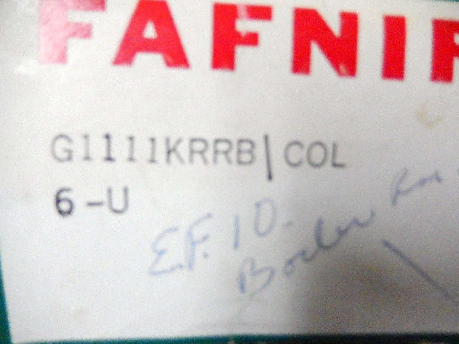 Fafnir G1111KRRB Bearing Insert With Locking Collar 1.688″ Bore