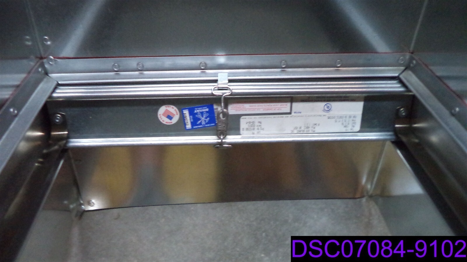 Dented Air Balance Damper Model 119AH, Duct: 18×18, Frame 17.75 x 17.75