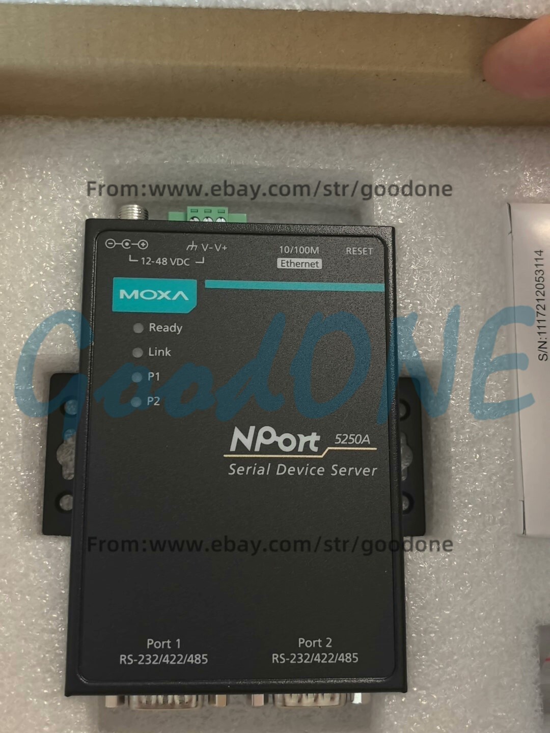 1PC NEW MOXA NPORT 5250A Serial Server