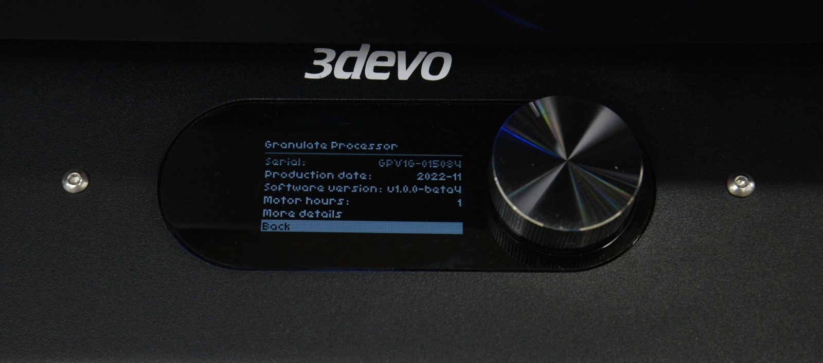 3Devo GP20 Plastic Shredder & Granulator 2022