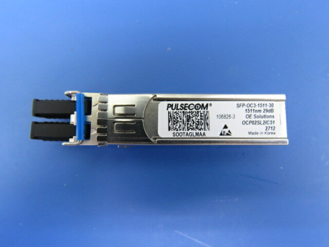 OE SOLUTIONS (PULSECOM) SFP-OC3-1511-30 Qty of 1 per Lot SMF SFP transceiver mo
