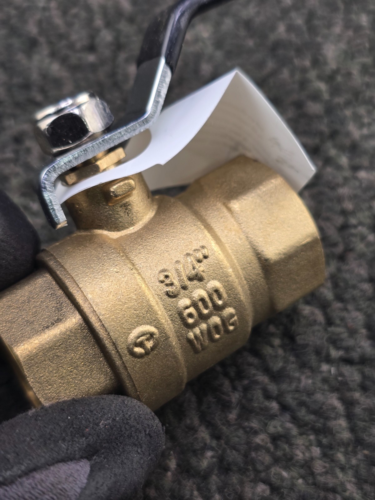 (QTY 4) Saylor-Beall 3/4-inch Female NPT Full Port Brass Ball Valve 600 WOG