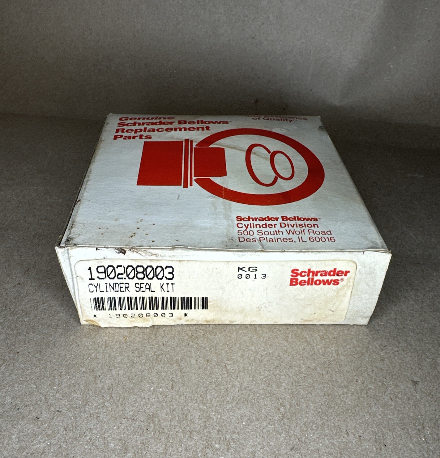 SCHRADER BELLOWS 190208003 Cylinder Seal Kit