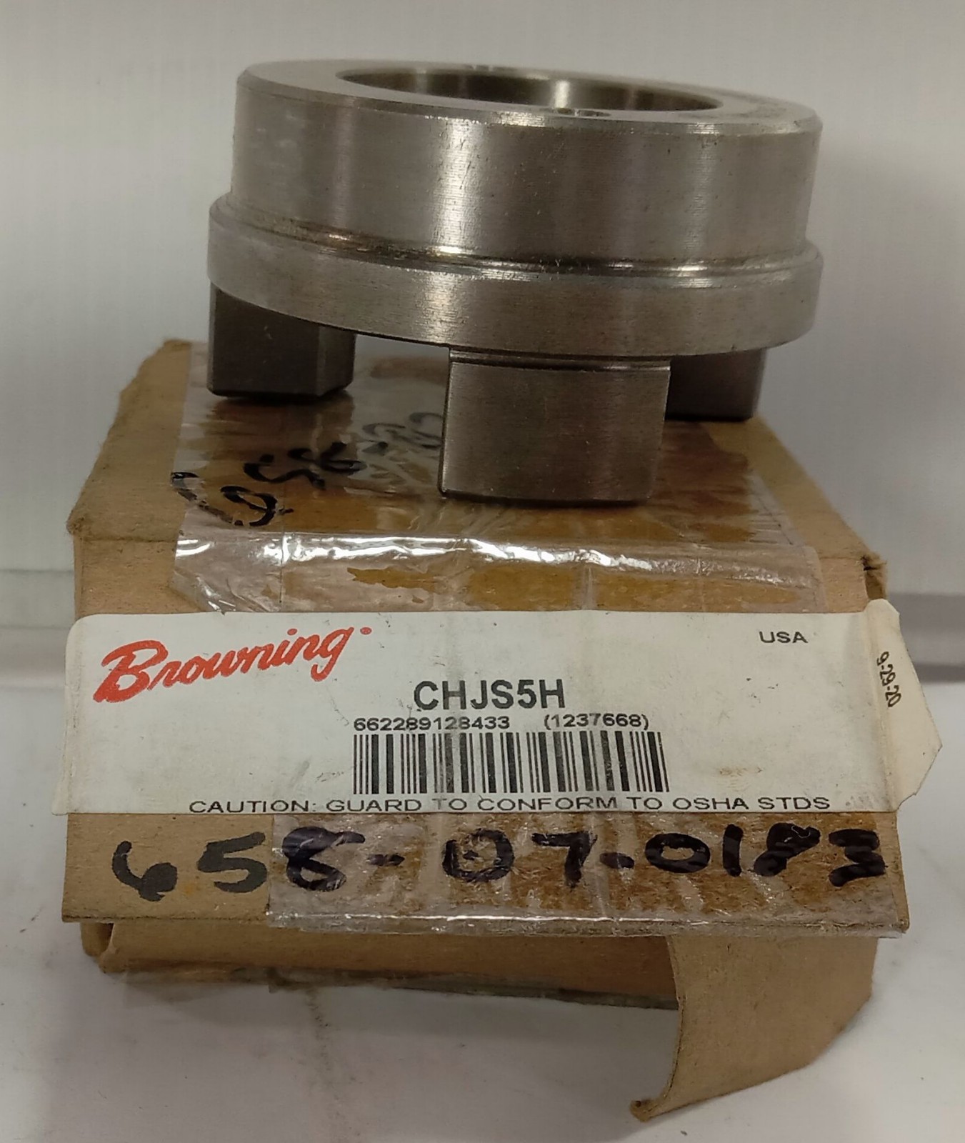 1 NEW BROWNING 1237668 CHJS5H JAW COUPLING HUB NIB ***MAKE OFFER***