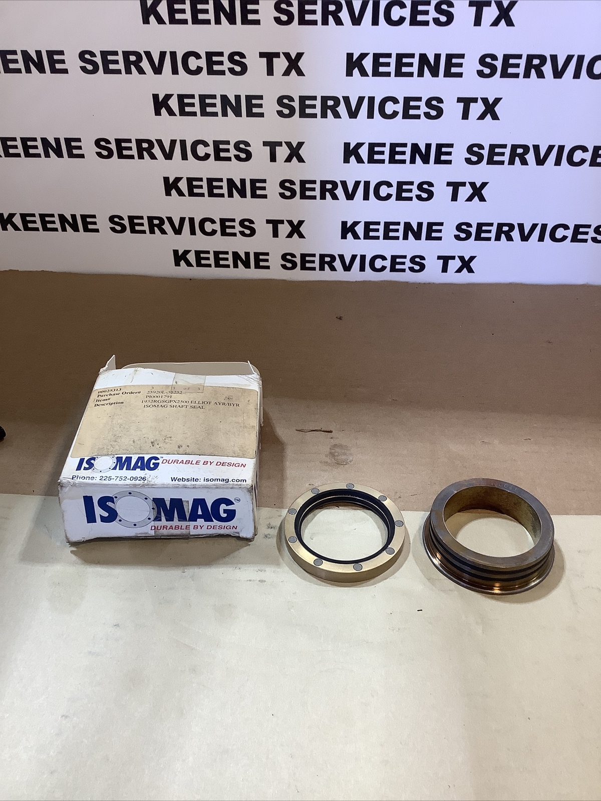 Isomag Shaft Seal R 1932/ SP190041 Elliott AYR / BYR