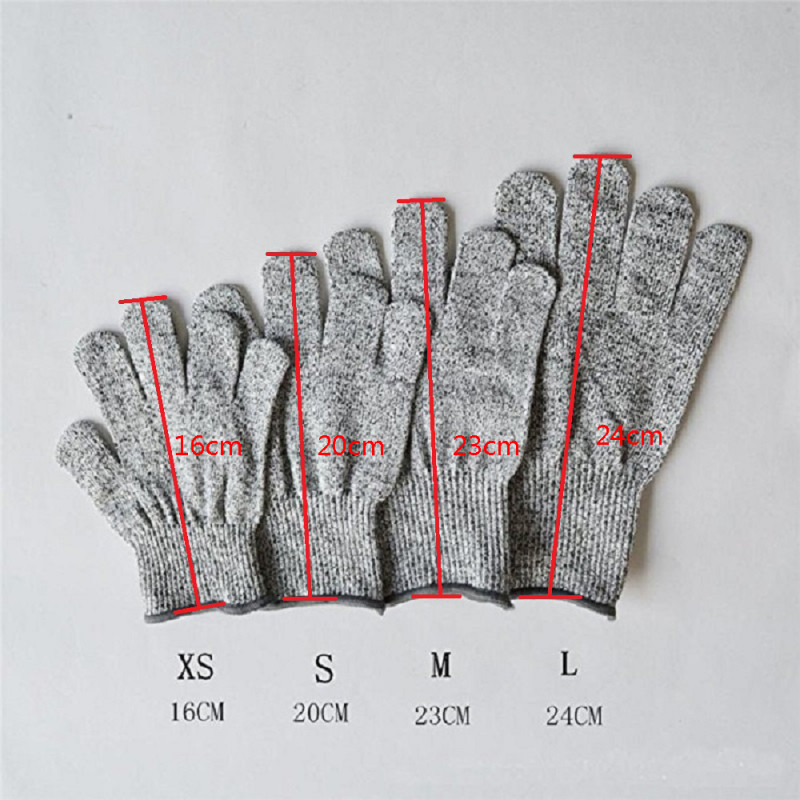Anti-cut Gloves Safety Cut Proof Stab Resistant Kitchen Butcher Cut 1 pairs