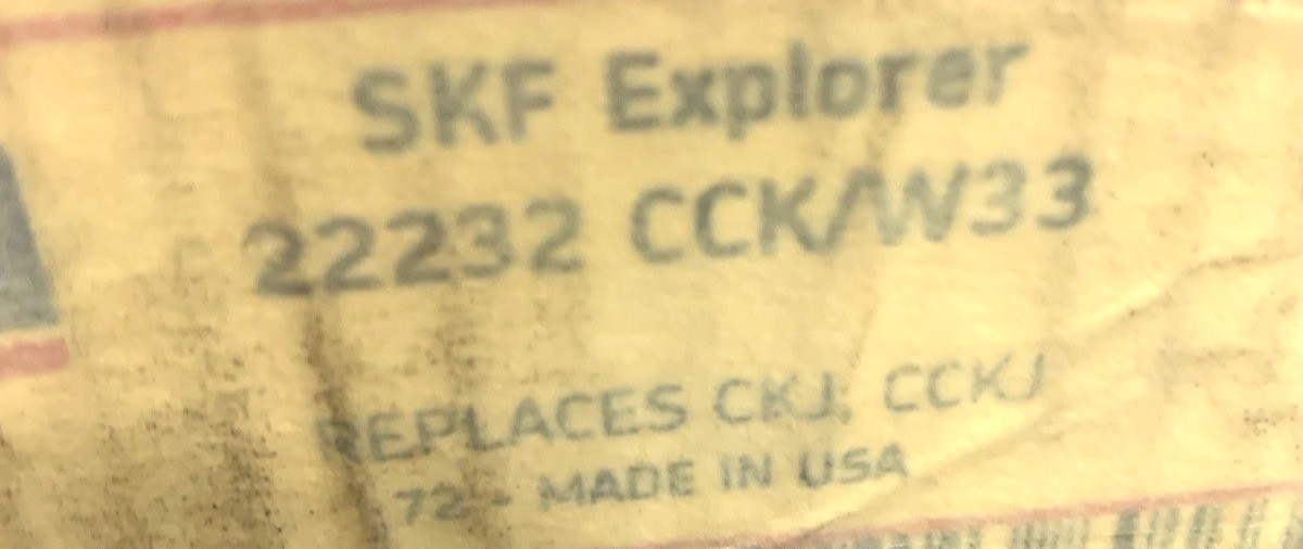 22232CCK/W33 SKF EXPLORER SPHERICAL ROLLER BEARING *NEW***