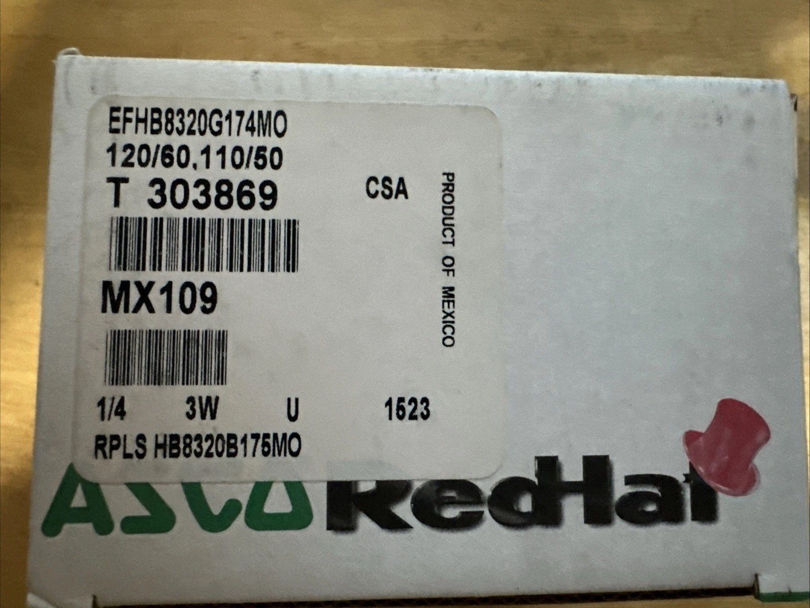 ASCO EFHB8320G174MO 120/60 3way 1/4” Ports Universal