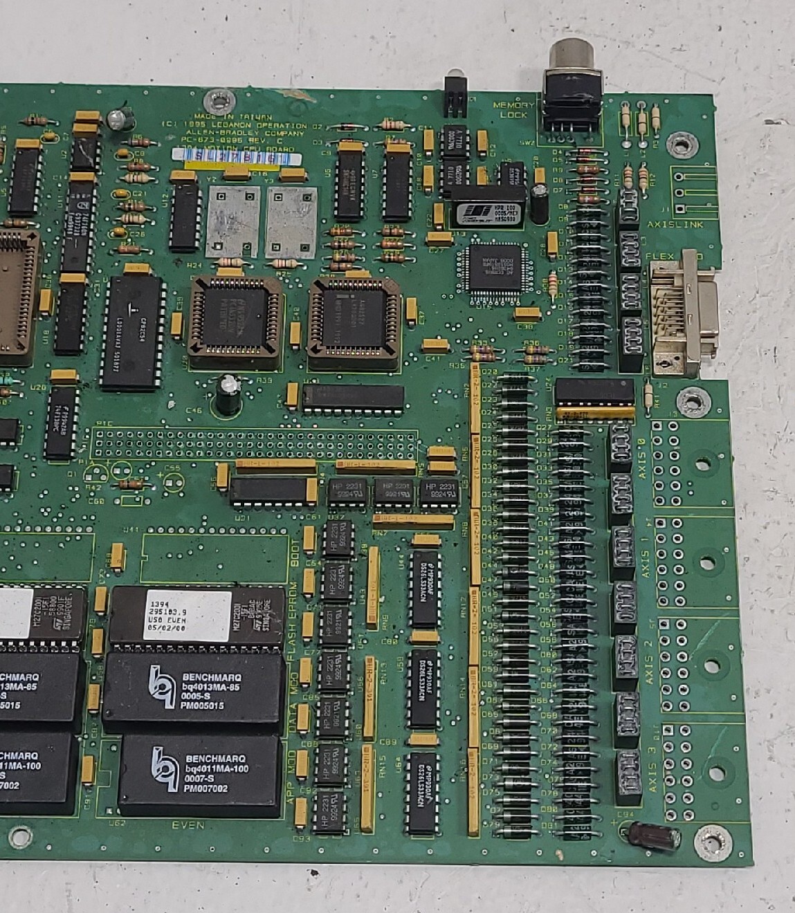 ALLEN BRADLEY PC-673-0995 REV. C MOTION CPU BOARD. (Parts Only)