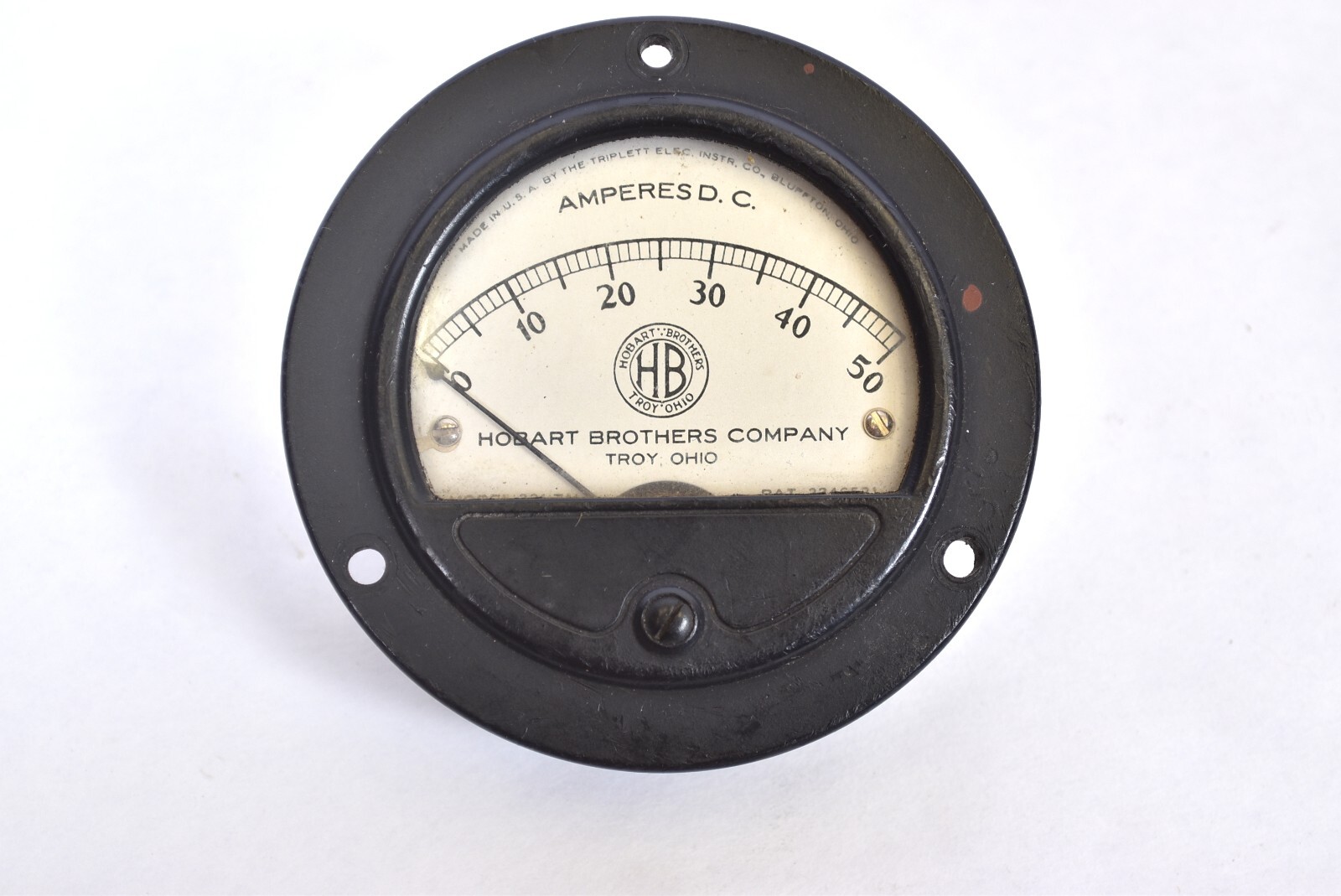 NEW HOBART BROTHERS 321-TH AMPERES D.C. METER 0-50