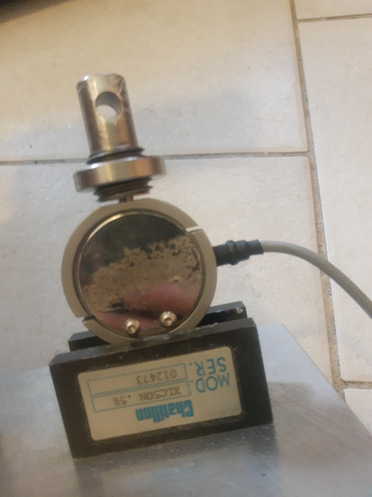 RARE Tension Tester Chatillon Force Gauge Digital w/ Heavy Duty Base XLC50N .5%