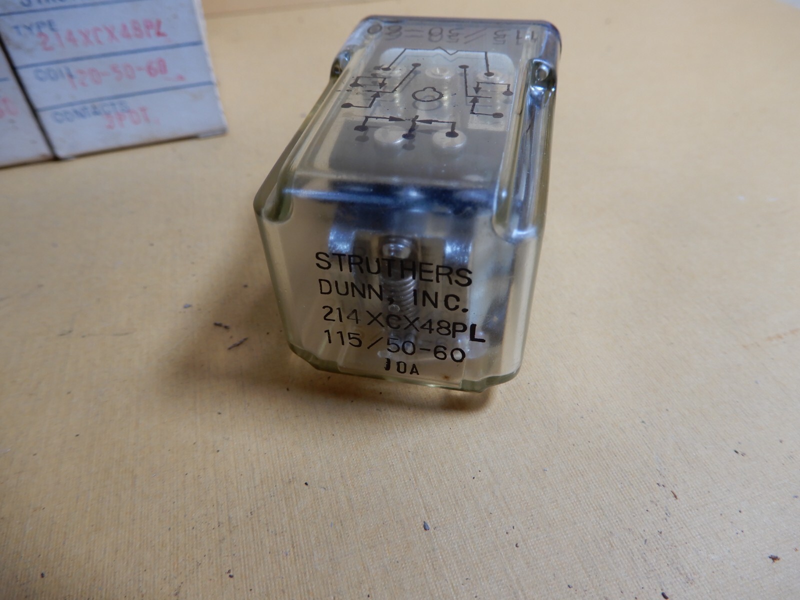 Struthers-Dunn 214XCX48PL 120 VAC Coil Ice Cube Relays Qty 5 NOS