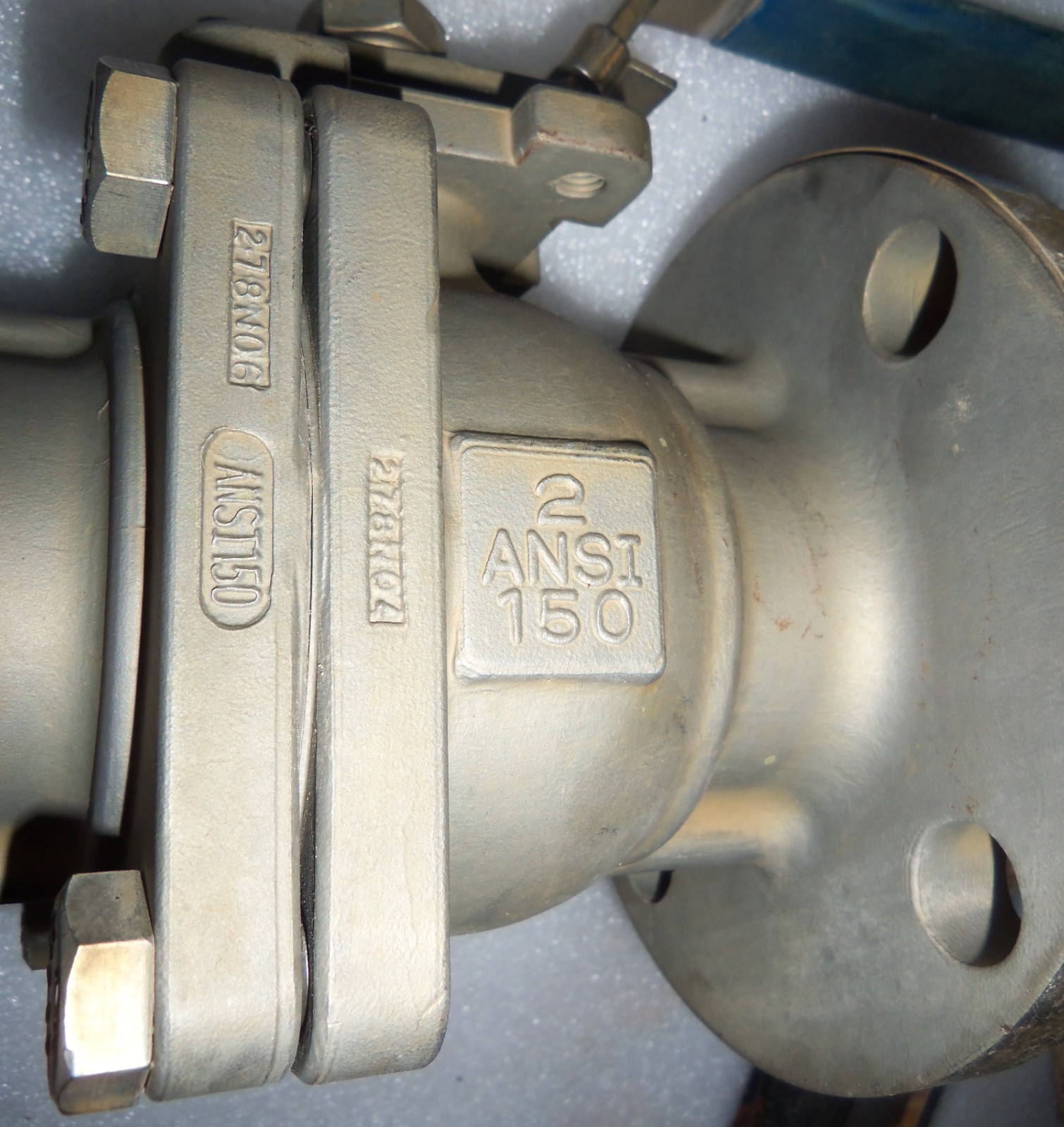 2-inch CN7M Stainless Steel Flange Ball Valve ANSI-150 2-150 CF