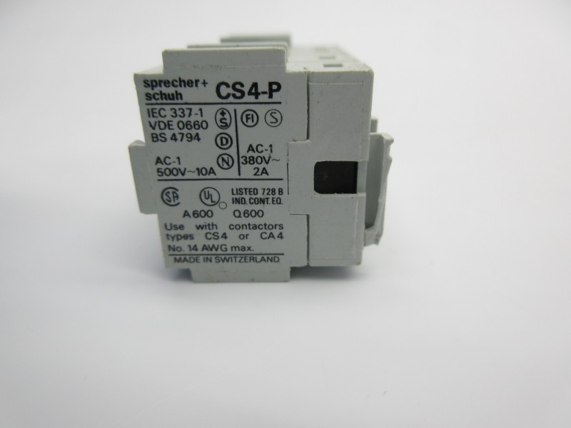 SPRECHER+SCHUH CS4-P22 500V 10A NSNP