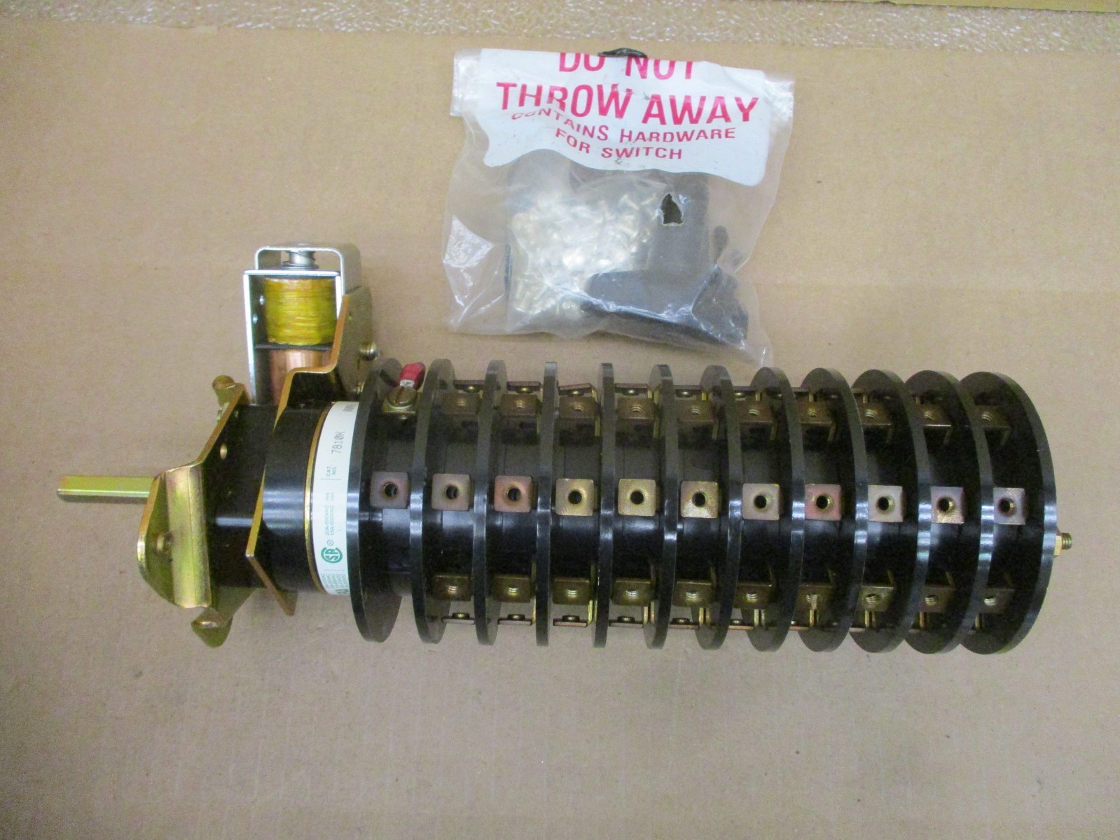 New Open Box Electroswitch 7810K 0006 Series 24 LOR Switch & Relay 53080NADC