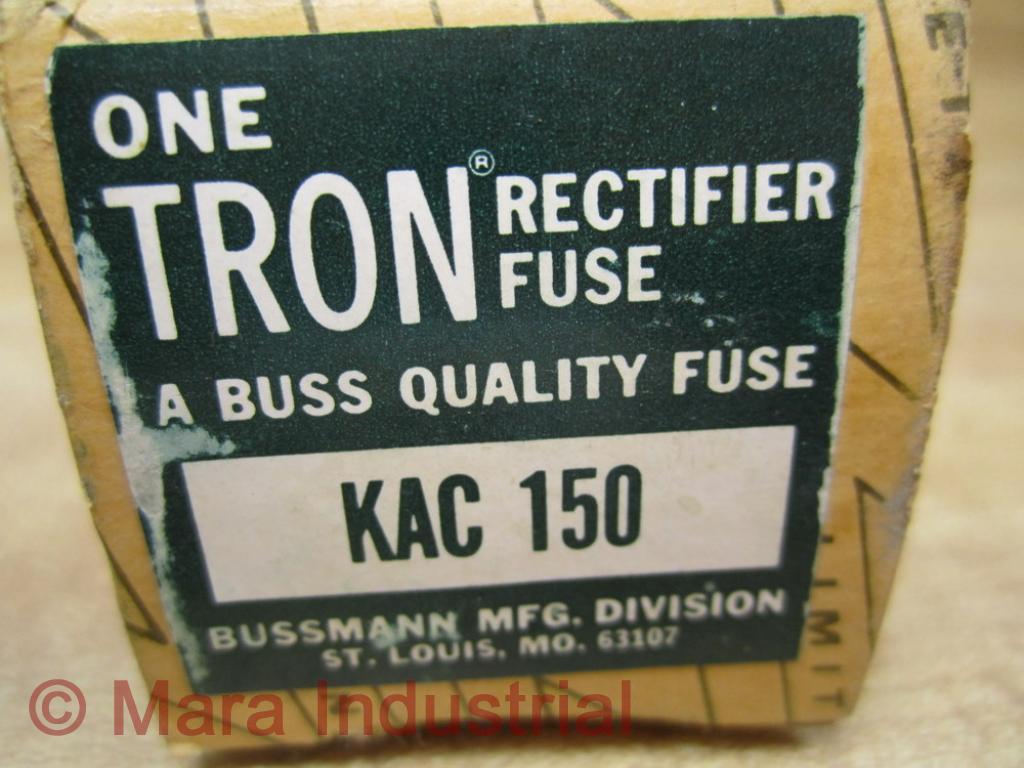 Tron KAC-150 Bussmann Rectifier Fuse KAC150 (Pack of 3)