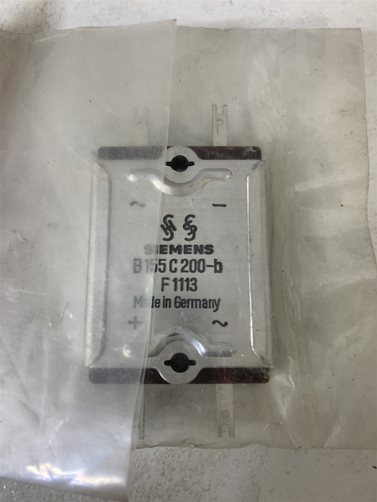 NOS Siemens Selenium Bridge Rectifier – B155 C200-b I4-2