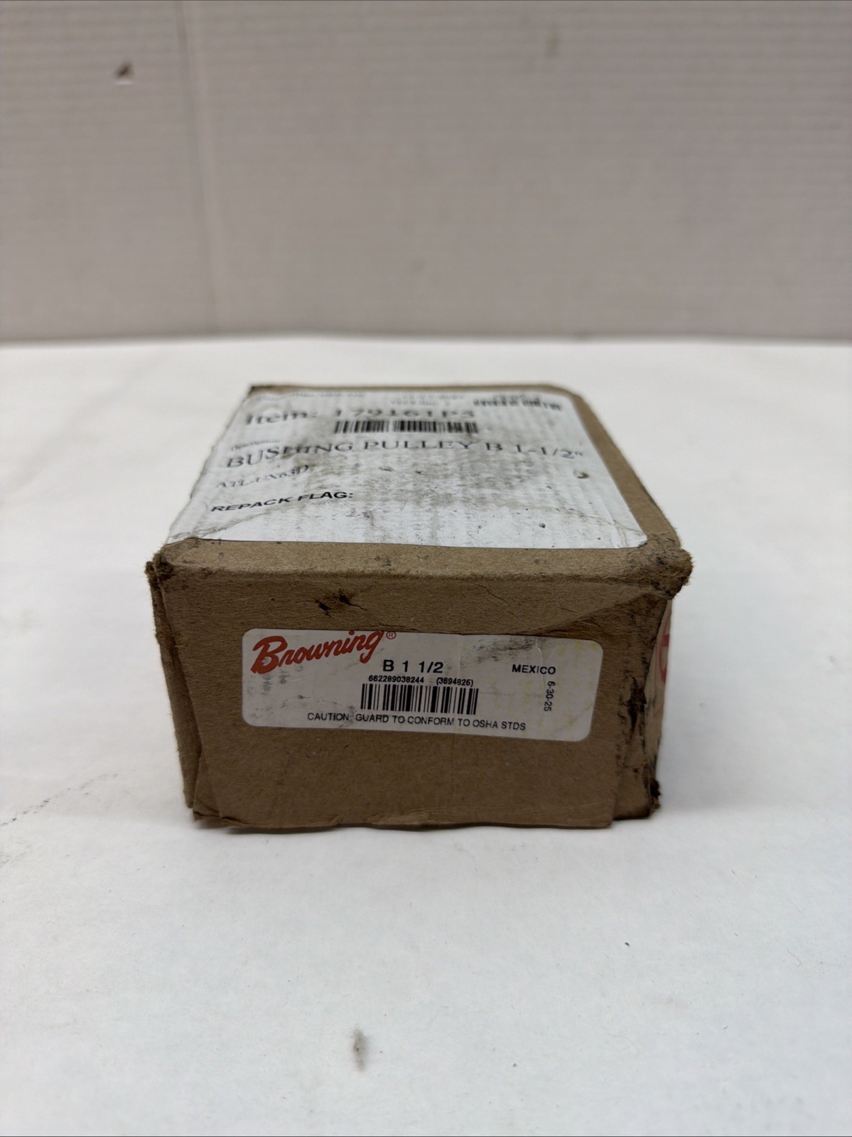 NIB BROWNING B 1 1/2 SPLIT TAPER BUSHING 1-1/2″ (WL24-1)