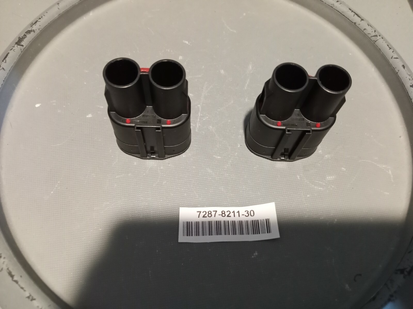 Lot of 2 Yazaki 2-Way Female Connector, 7287-8211-30