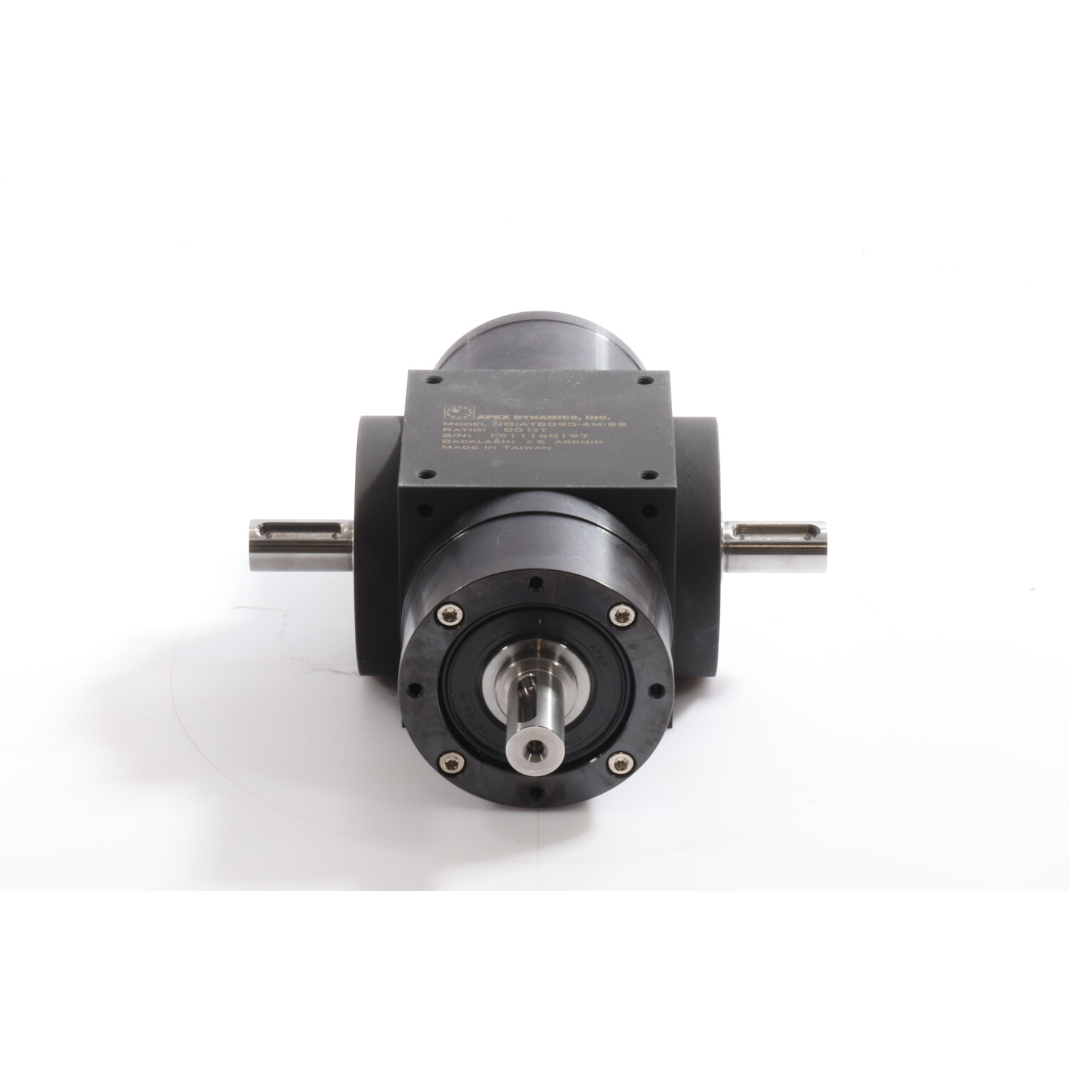 Apex Dynamics Inc ATB090-4M-001-S2 Spiral Bevel Gearbox I=1 NEW NFP
