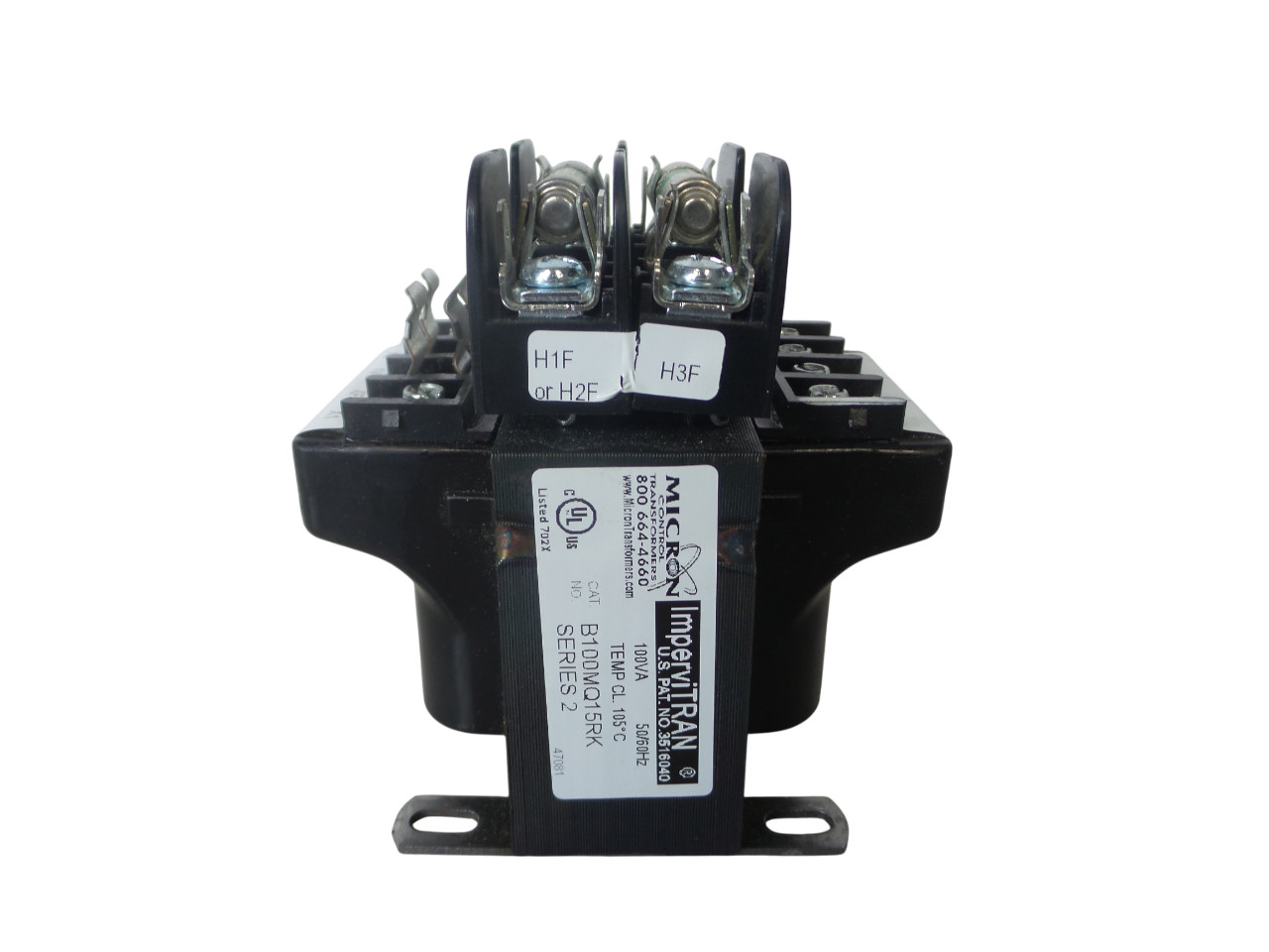 Micron Control Transformers B100MQ15RK Series 2 50/60HZ – Free Shipping