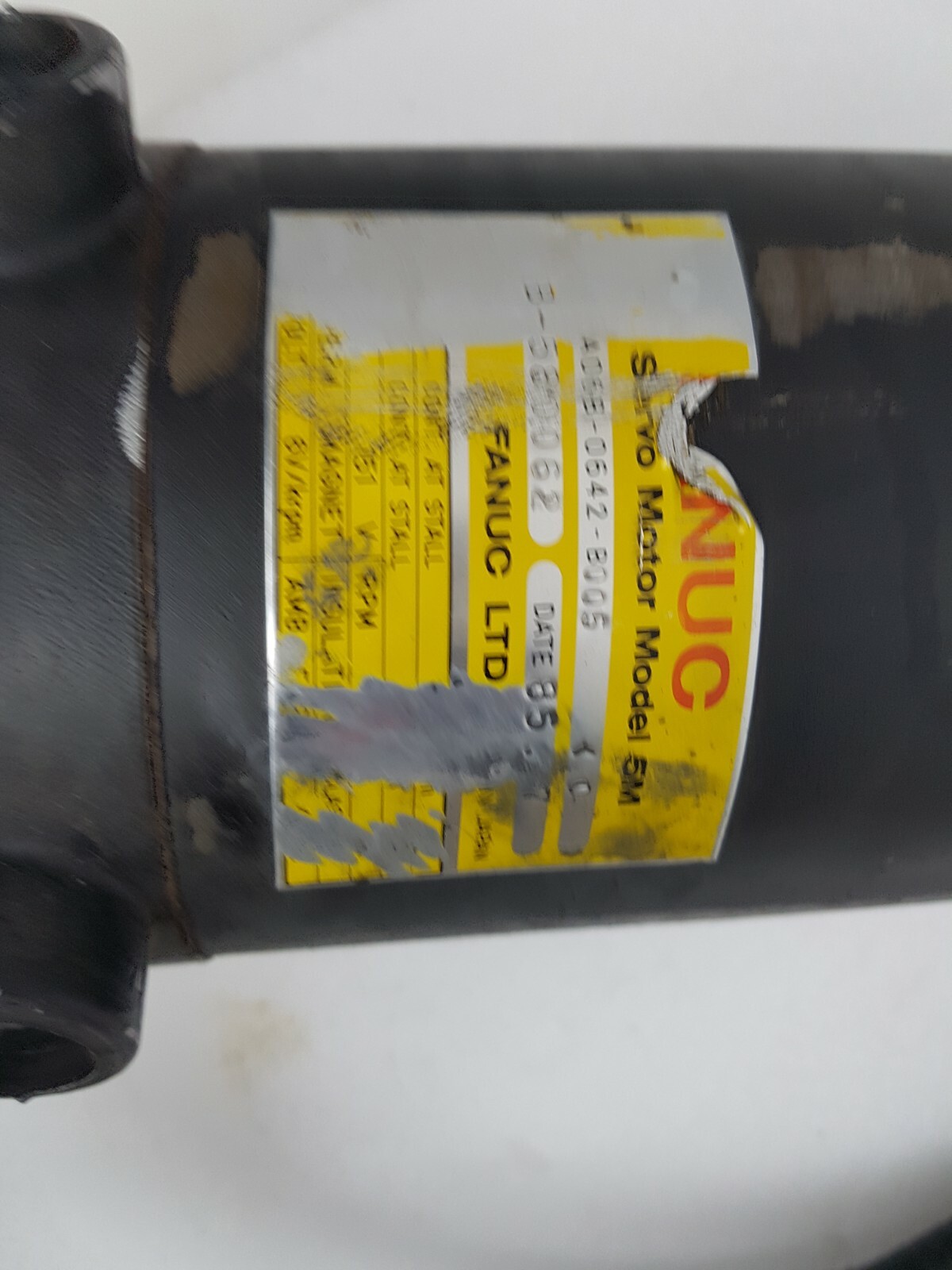 FANUC SERVO MOTOR MODEL 5M A06B-0642-B005, SIEMENS 6FX2001-2CC50